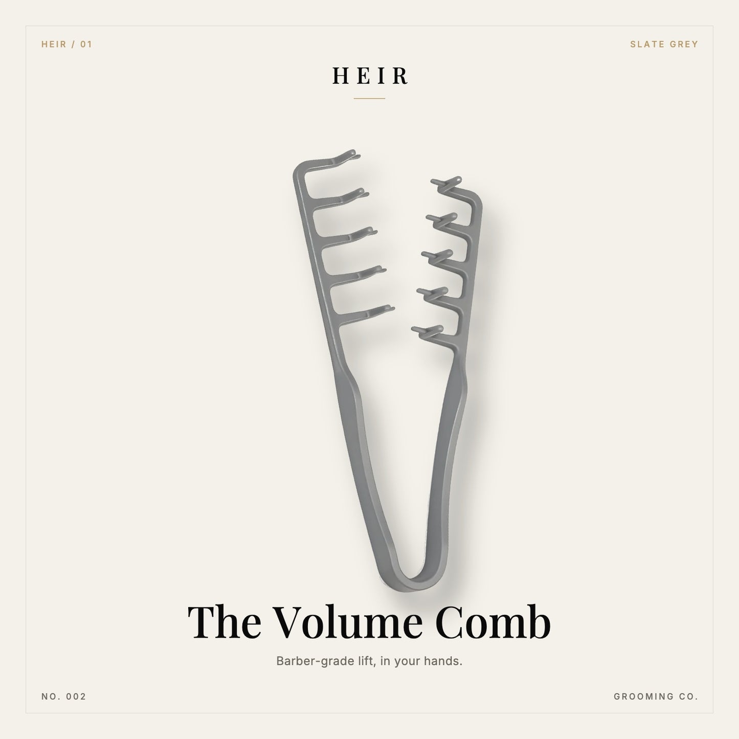 The HEIR Volume Comb