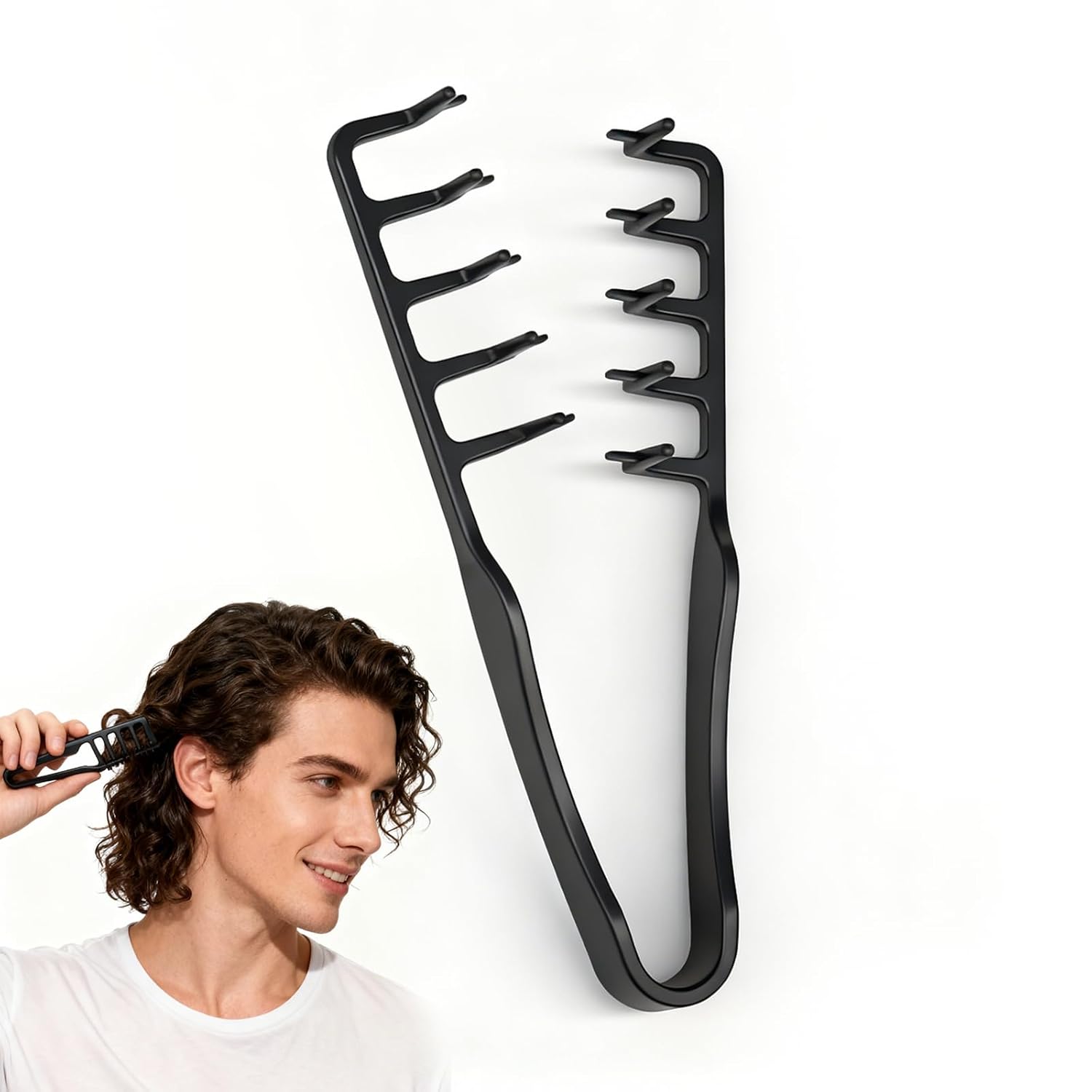 HEIR Volume Comb in Black — hero